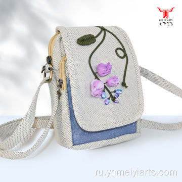 Сумка через плечо Jacaranda из воскового шнура с клапаном